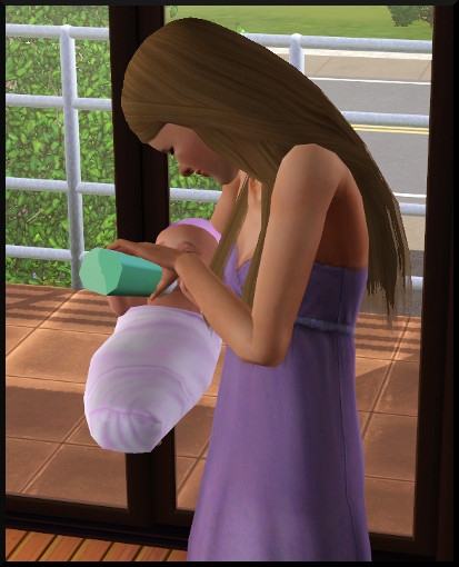 45 sims 3 generalite biberon bébé