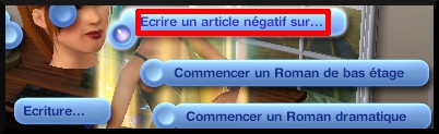 12 sims 3 carriere journalisme affaires ecrire article negatif