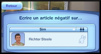 13 sims 3 carriere journalisme affaires ecrire article negatif sur