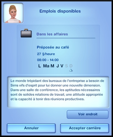 19 sims 3 carriere journalisme affaires opportunite emploi affaires