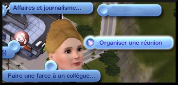 22 sims 3 carriere journalisme affaires interaction organiser reunion