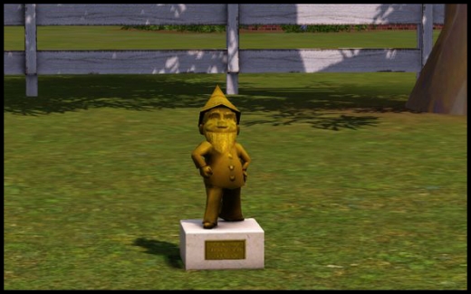 sims 3 famille de gnomes magique statue génération