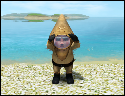 sims 3 gnome magique ile de reve Nain de Jardin M. Marin