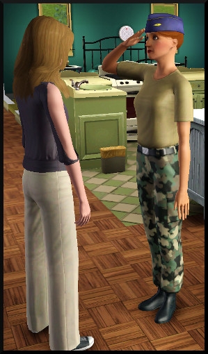 11 sims 3 carriere sportif militaire salut militaire