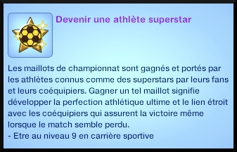 14 sims 3 carriere sportif militaire souhait long terme devenir atlhète super star