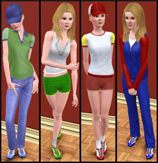 21 sims 3 carriere sportif militaire tenues 1