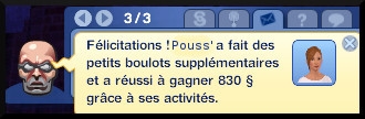 12 sims 3 jeu de base carriere politique pegre petits boulots gain