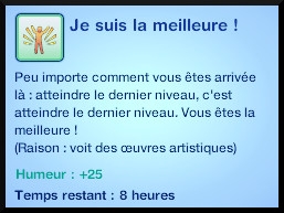 22 sims 3 jeu de base carriere politique pegre moodlet trophee roi des voleurs