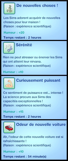 17 sims 3 carriere scientifique medecine savant fou experience sur moodlet positif