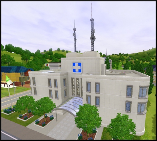 24 sims 3 carriere scientifique medecine hopital