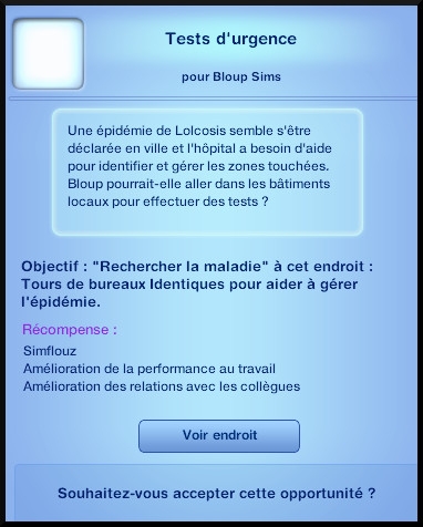 32 sims 3 carriere scientifique medecine opportunite