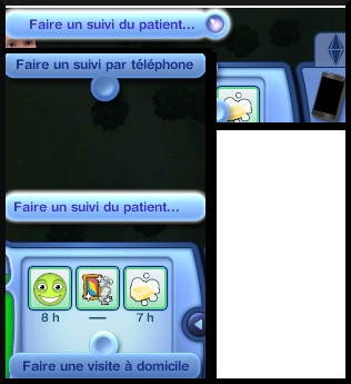 35 sims 3 carriere scientifique medecine ambitions suivi patient medical telephone domicile