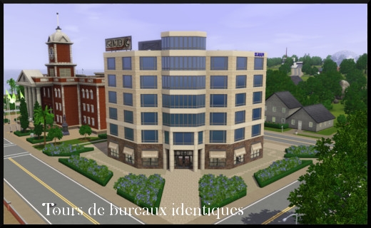 17 sims 3 store barnacle bay rabbit hole tour de bureaux identiques centre affaires