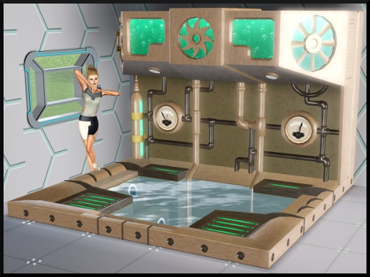 3 sims 3 store choc du futur Salon bain à remous jacuzzi