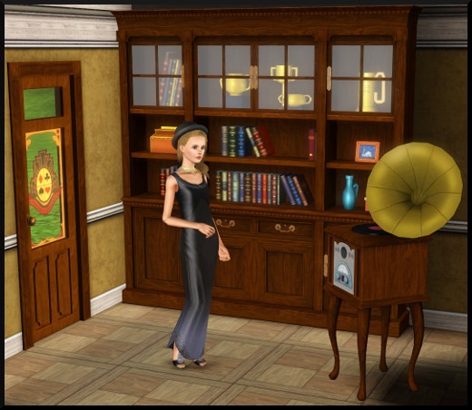 1 sims 3 store club Vaindenburger bureau gramophone bibliothèque