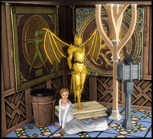 3 sims 3 store dragon valley objets boite a lettre tapisserie colonne