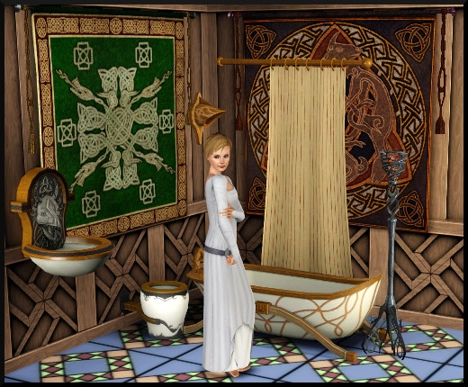 4 sims 3 store dragon valley objets baignoire WC lavabo