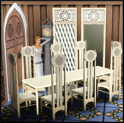 5 sims 3 store dragon valley objets salle a manger table chaise