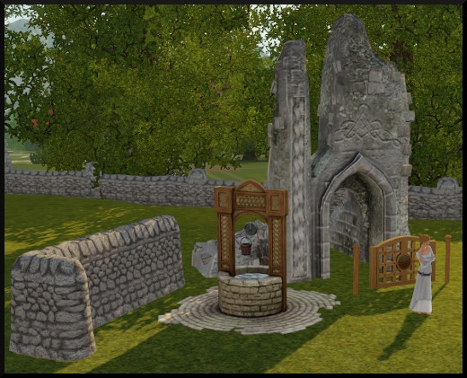 8 sims 3 store dragon valley objets ruine puit