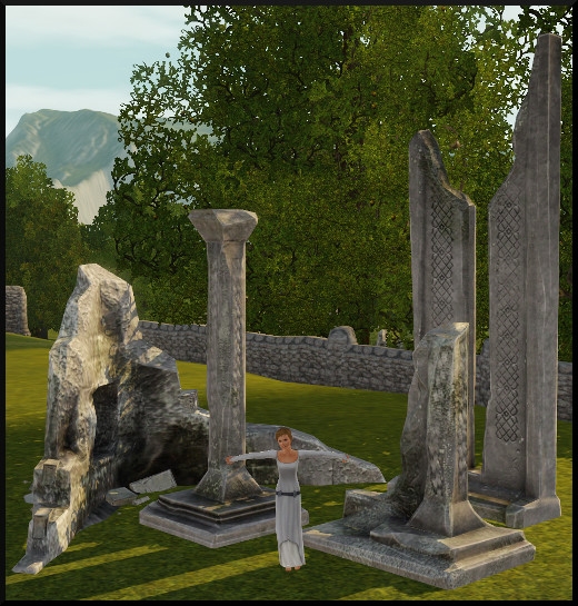 9 sims 3 store dragon valley objets ruine