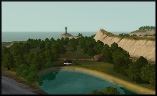 51 sims 3 store dragon valley vue générale phare