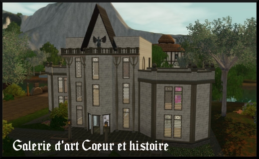 74 sims 3 store dragon valley terrain communautaire gallerie d'art coeur et histoire