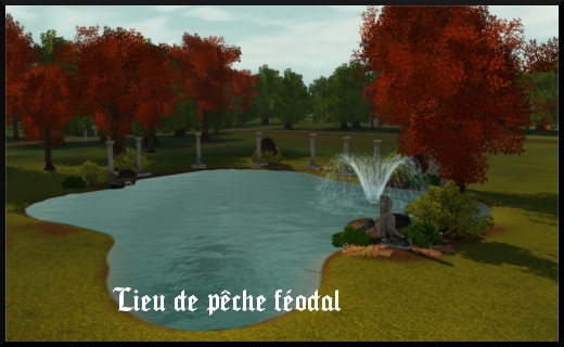 84 sims 3 store dragon valley parc lieu de peche feodal