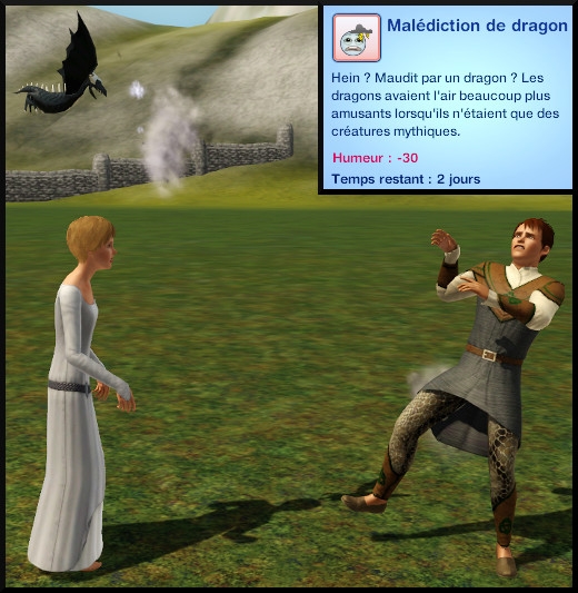 99 sims 3 store dragon valley Foire de la Renaissance Duc des arcs et archets  Dragon noir cuirassé malediction dragon