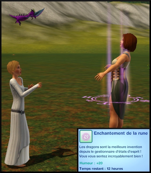 38 sims 3 store dragon valley dragon enchantement rune moodlet violet