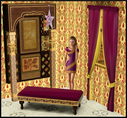 7 sims 3 store Série Chambre Inspiration indienne