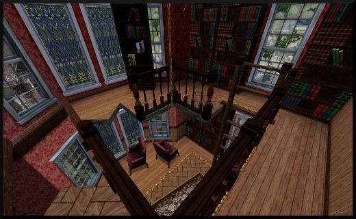 14 1 sims 3 store le manoir centenaire maintenant et autrefois hall etage