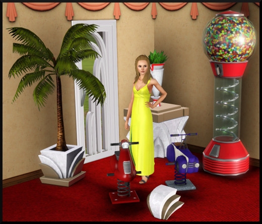 15 sims 3 store salle de jeux regence porte balancoire