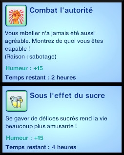 24 sims 3 store salle de jeux regence Machine à chewing-gum classique moodlet combat l'autorité sucre