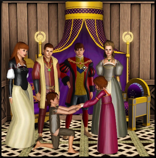 1 sims 3 store tudor tenues robes