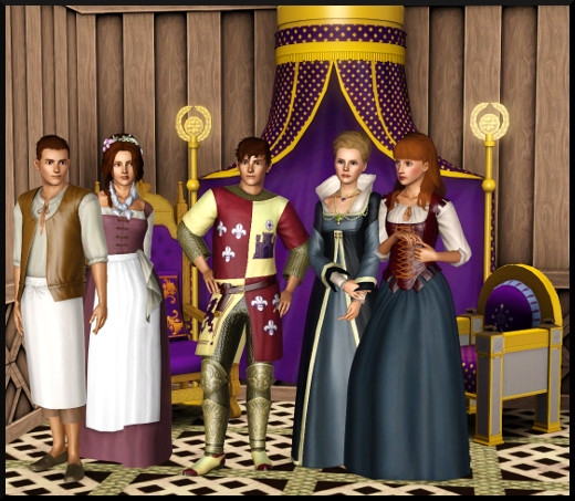 2 sims 3 store tudor tenues robes