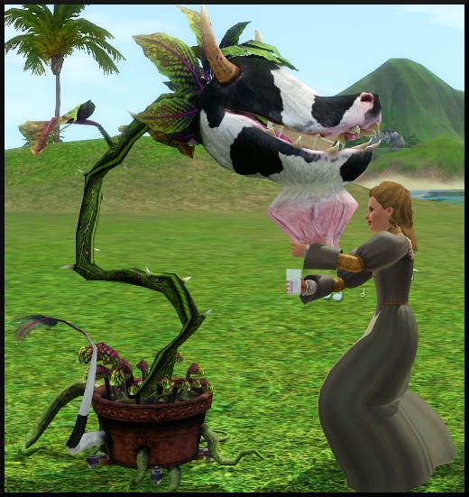 19 sims 3 store classiques indispensables plante vache Laganaphyllis Simnovorii traire