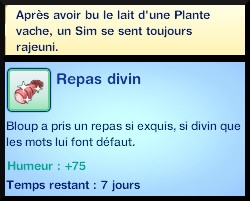 21 sims 3 store classiques indispensables plante vache Laganaphyllis Simnovorii moodlet repas divin lait