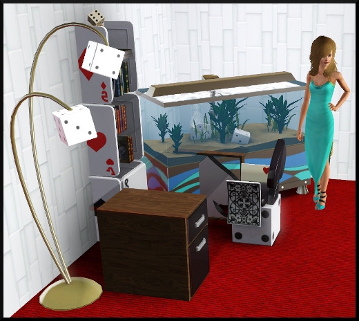 7 sims 3 store chambre viva las vegas aquarium