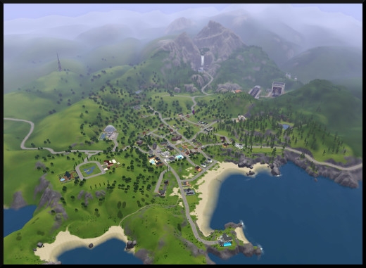 14 sims 3 sunset valley vue ciel