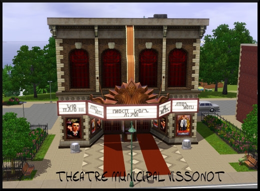 19 sims 3 sunset valley theatre municipal vissinot