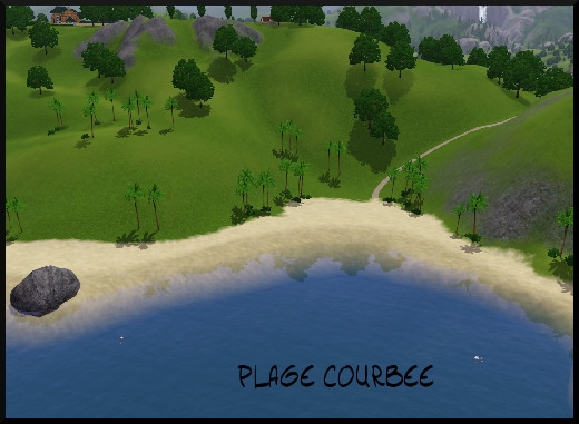 22 sims 3 sunset valley plage courbee