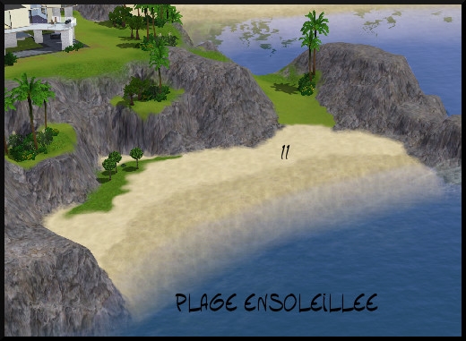 23 sims 3 sunset valley plage ensoleillee