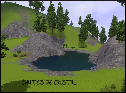 24 sims 3 sunset valley chutes de cristal