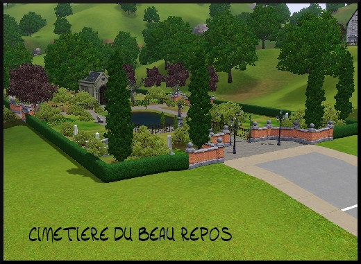 30 sims 3 sunset valley cimetiere du beau repos