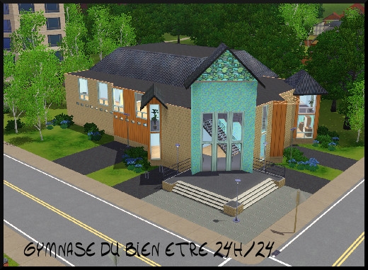 34 sims 3 sunset valley gymnase bien etre