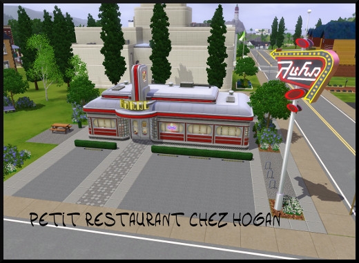 36 sims 3 sunset valley petit restaurant hoggan