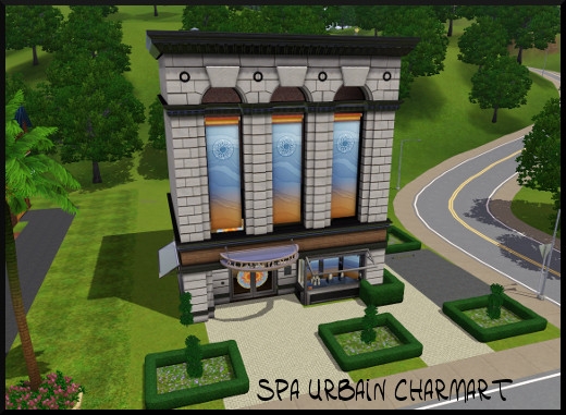 44 sims 3 sunset valley spa urbain