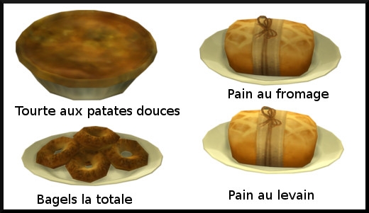 23 sims 4 au travail competence patisserie niveau 4 tourte bagel pain