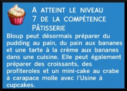 30 sims 4 au travail competence patisserie niveau 7