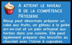 33 sims 4 au travail competence patisserie niveau 8